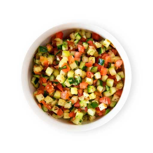 Tomato + Cucumber Salad